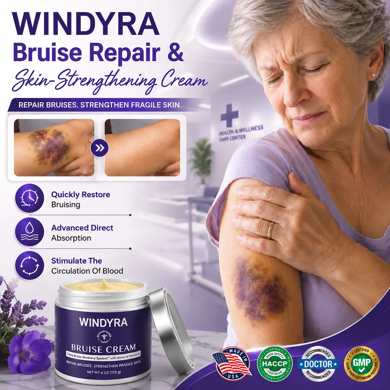 💥75K+ SOLD💕- Windyra® Bruise Repair & Skin-Strengthening Cream
